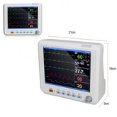 8 Inch ICU CCU Vital Sign Patient Monitor 6 parameter TFT Color ECG NIBP RESP TEMP SPO2 PR